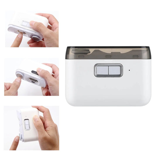 Safe Electric Nail Clipper – 3-in-1 Trimmer, File & Polisher
